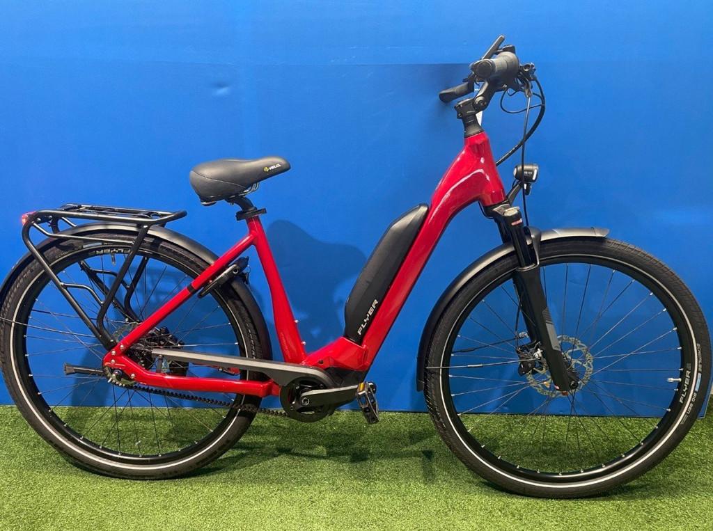 Flyer Upstreet 5 7.43 -750Wh- Dames Red 51cm 2023, Fietsen en Brommers, Elektrische fietsen, Gebruikt, Overige merken, 51 tot 55 cm