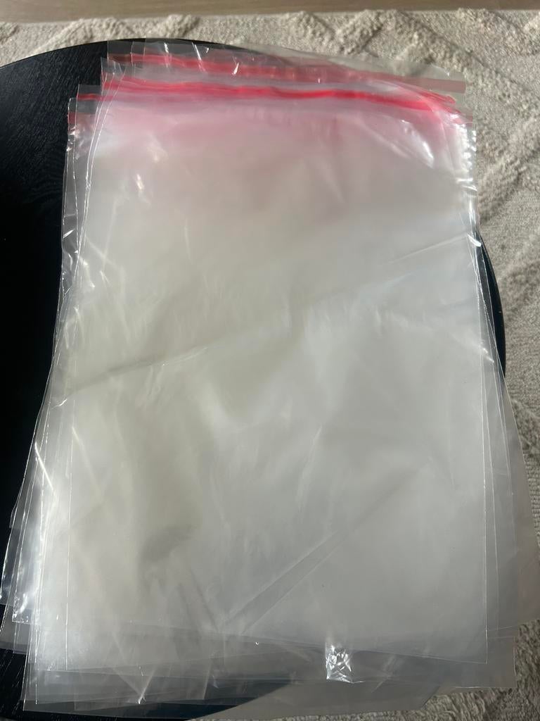 Verzendzakken transparant zilver en zwart fashion webshop, Ophalen of Verzenden, Nieuw