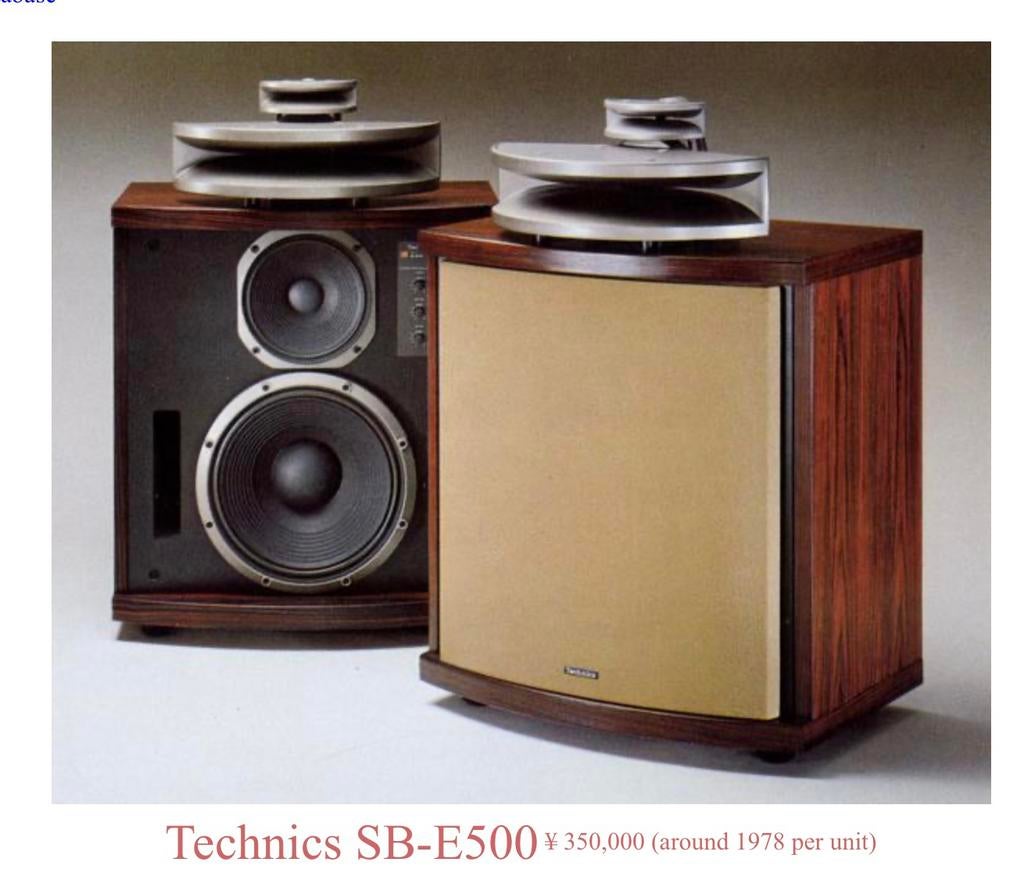 GEZOCHT !! Technics sb e500, Overige merken, Ophalen of Verzenden, Zo goed als nieuw, Minder dan 60 watt