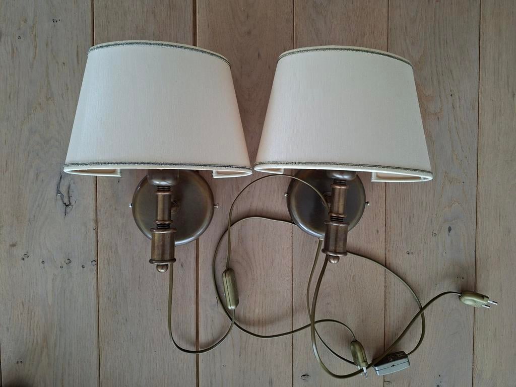 2 wandlampen, Huis en Inrichting, Lampen | Wandlampen, Ophalen, Gebruikt