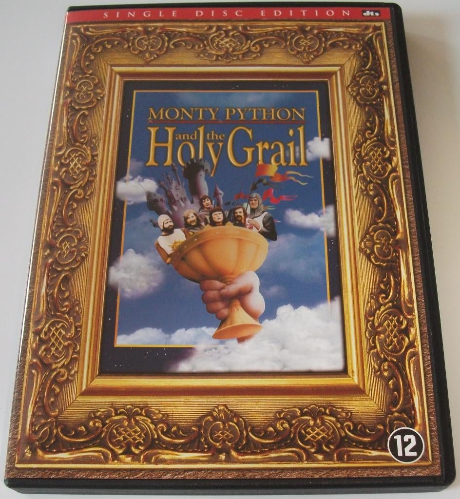 Dvd *** MONTY PYTHON *** And The Holy Grail, Cd's en Dvd's, Dvd's | Komedie, Zo goed als nieuw, Overige genres, Vanaf 12 jaar