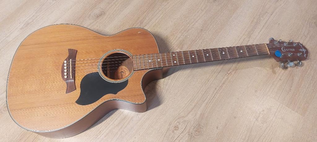 Semi Akoestische Gitaar Crafter Lite-TE/CD, Muziek en Instrumenten, Snaarinstrumenten | Gitaren | Akoestisch, Ophalen, Gebruikt