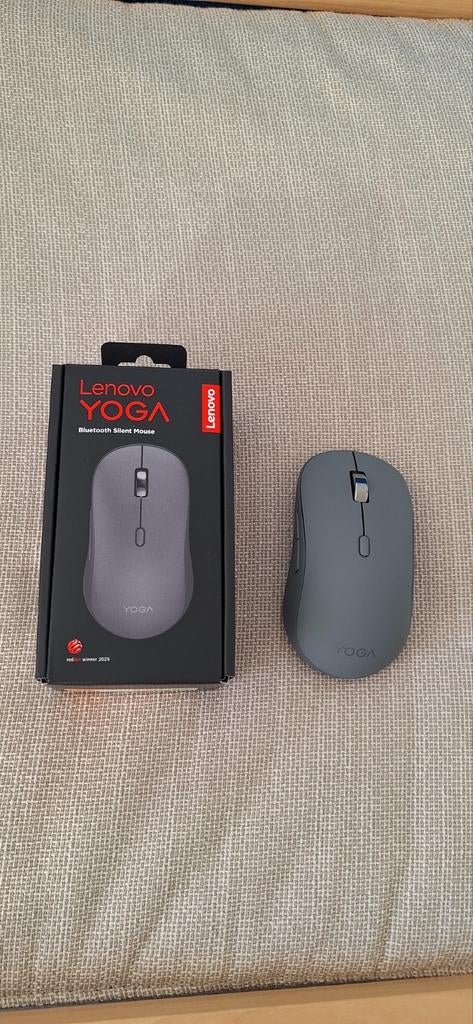 Lenovo Yoga Bluetooth Silent Muis - NIEUW - Luna Grey, Computers en Software, Muizen, Ophalen of Verzenden