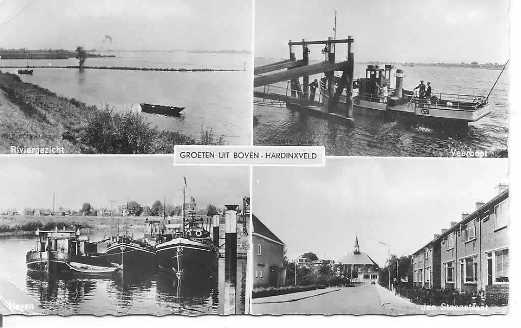 Groeten uit Boven Hardinxveld., Ophalen of Verzenden, 1960 tot 1980, Gelopen, Zuid-Holland