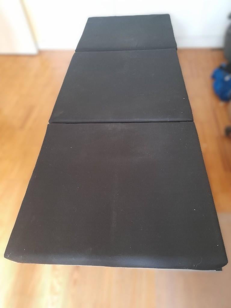 Opvouwbaar bed, Ophalen, Zwart, 190 cm of minder, Zo goed als nieuw