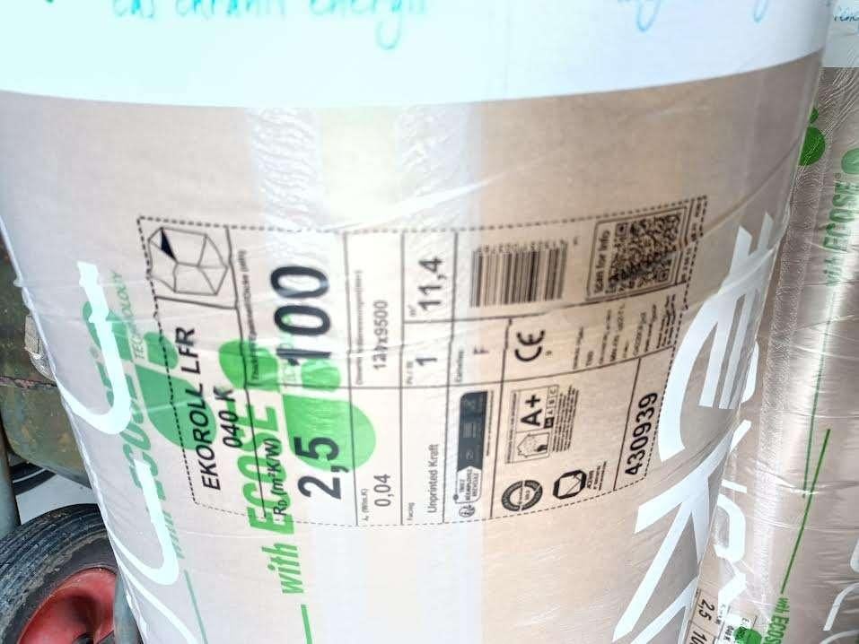 glaswol, Doe-het-zelf en Verbouw, Isolatie en Afdichting, Ophalen, Dakisolatie, Nieuw, 15 m² of meer