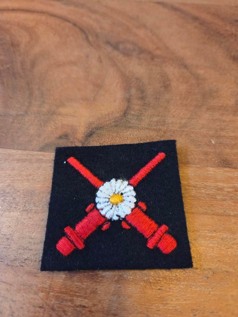 Marine patch kannonier koopvaardij, Ophalen of Verzenden, Marine, Nederland, Embleem of Badge