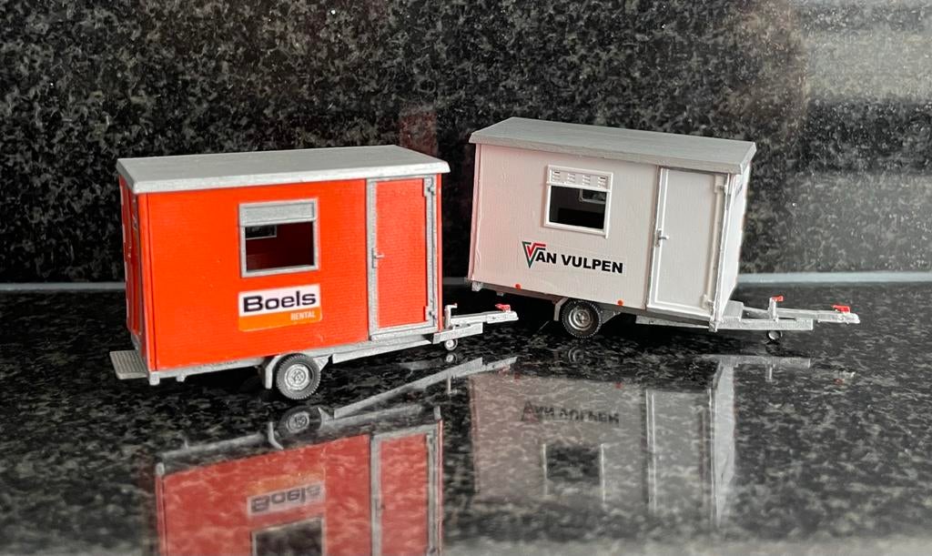 Resin bouwpakket schafkeet aanhanger bouwkeet 1:87 H0, Hobby en Vrije tijd, Verzenden, Nieuw, Overige merken