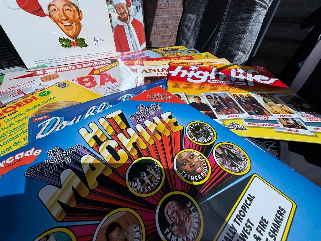 24 diverse LP's - Pop, Kerst en Compilaties, Ophalen, Gebruikt, 1970 - 1979, Complilatie