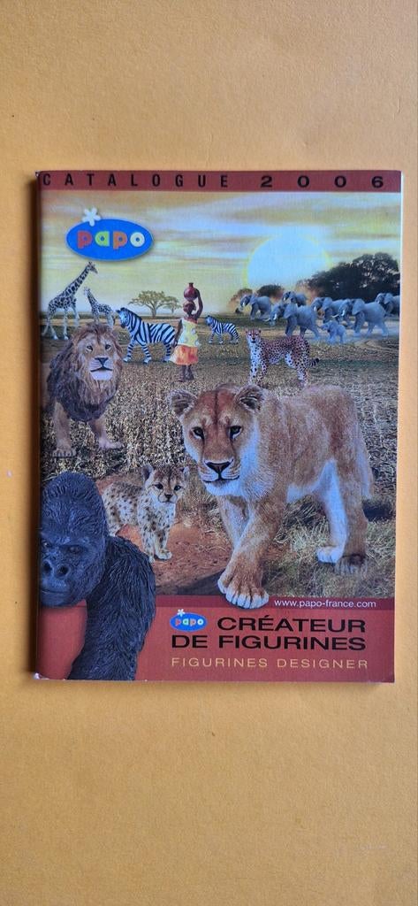 Papo Catalogus 2006 - Figuren Designer, Ophalen of Verzenden, Gebruikt