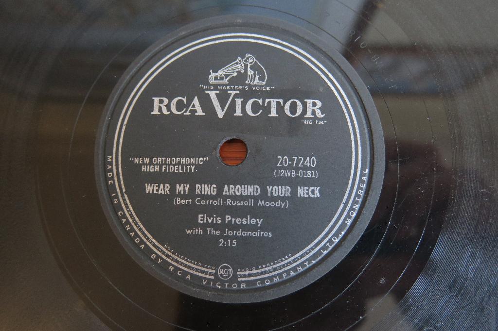 Elvis Presley Wear my ring around your neck 78 toeren dansen, Ophalen of Verzenden, Gebruikt, 10 inch, Rock-'n-Roll