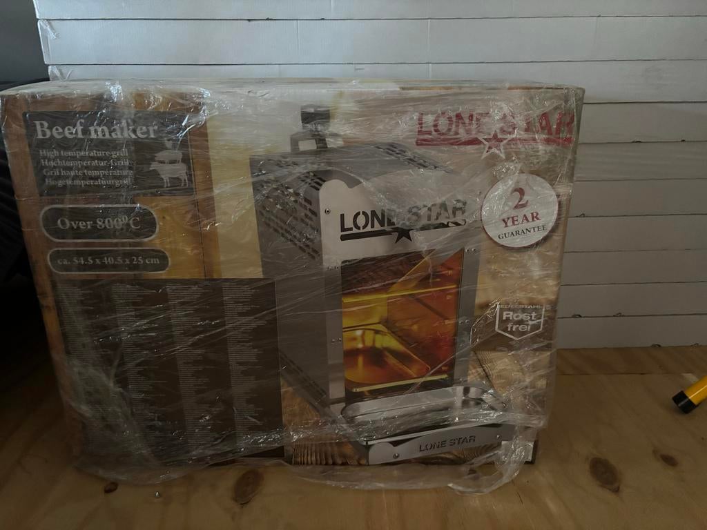 Lonestar 800 graden grill - Beef Maker, Ophalen of Verzenden, Nieuw
