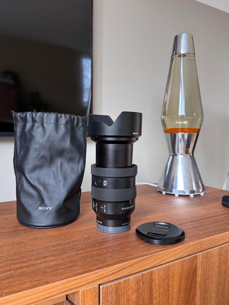 Sony FE 24-105mm F4 G OSS Lens, Audio, Tv en Foto, Fotografie | Lenzen en Objectieven, Ophalen of Verzenden, Gebruikt, Telelens