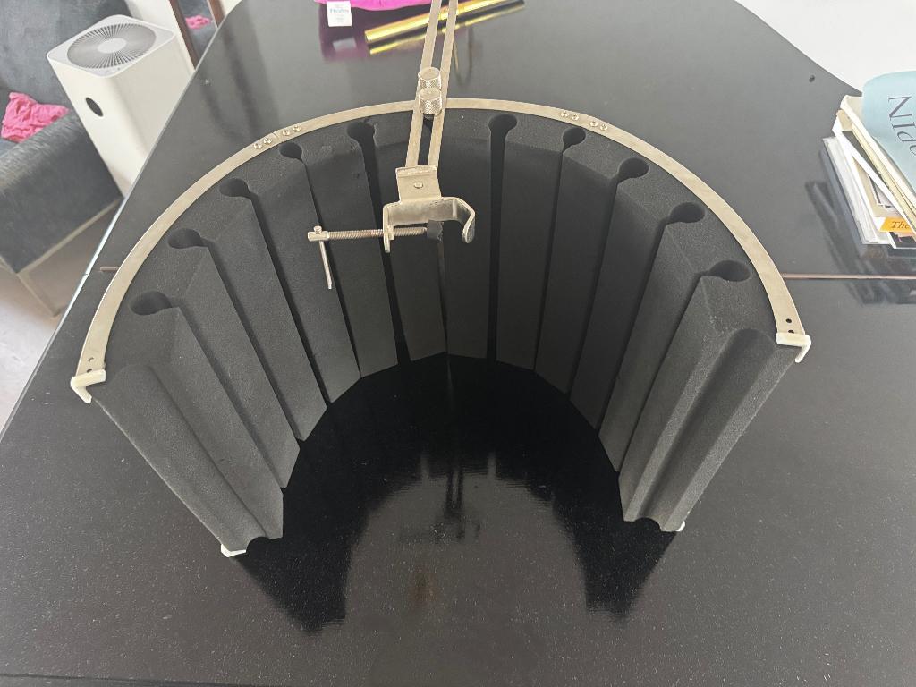 Microfoon opname scherm, Muziek en Instrumenten, Ophalen, Zo goed als nieuw, Zangmicrofoon