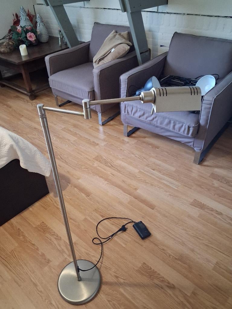 Te koop staande design leeslamp, Ophalen, Zo goed als nieuw, Metaal, 150 tot 200 cm