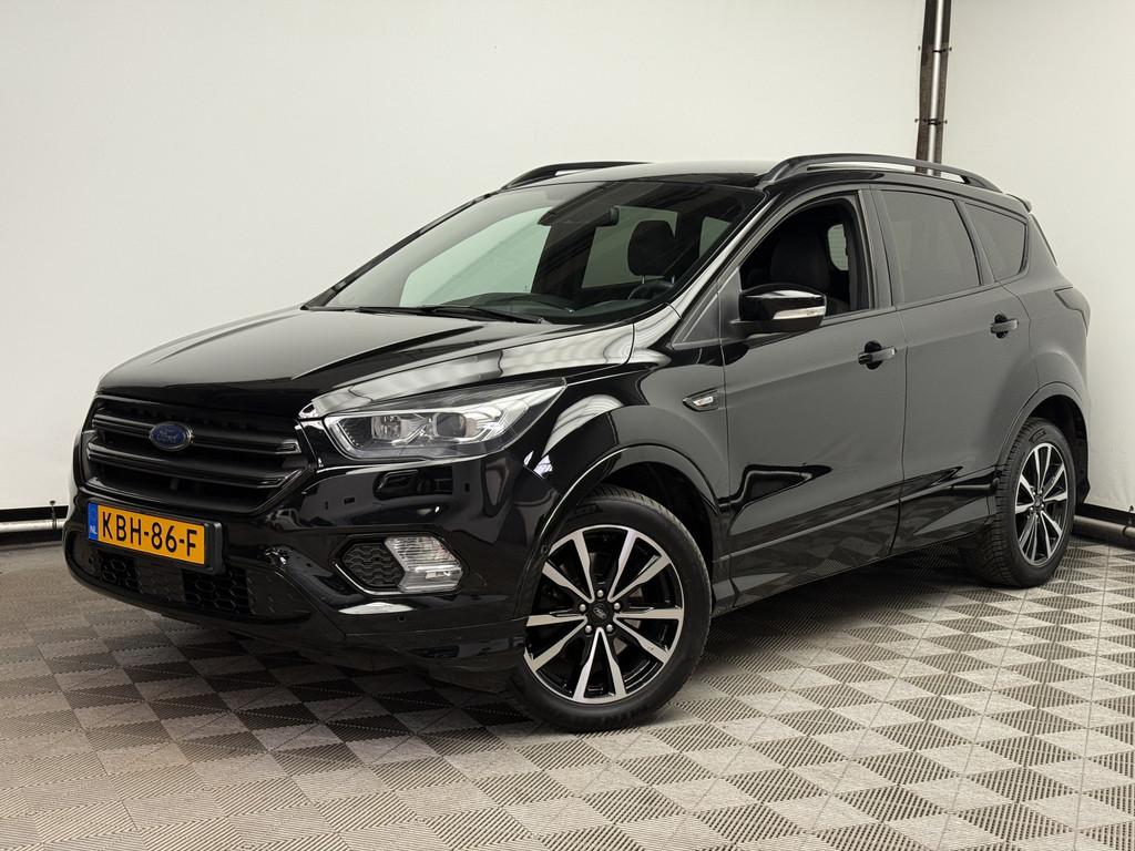Ford Kuga 1.5 EcoBoost ST Line AWD Automaat Zeer Compleet, Automaat, 4 cilinders, Met garantie (alle), Zwart