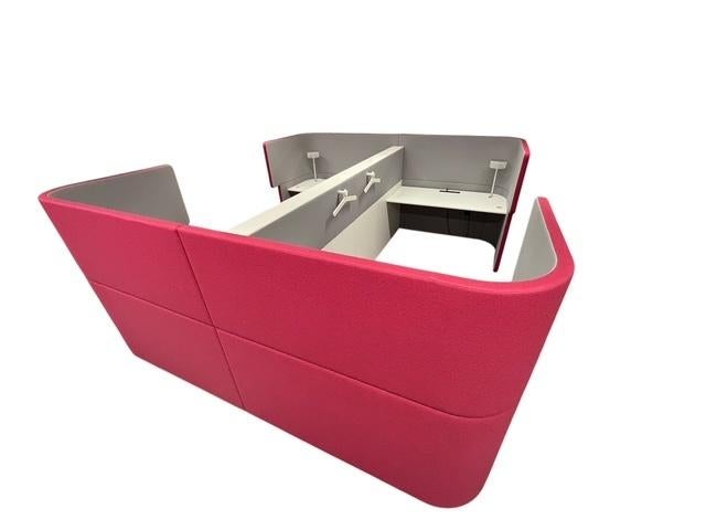 4 akoestische werkplekken – Bene Dockland (roze), Huis en Inrichting, Ophalen of Verzenden