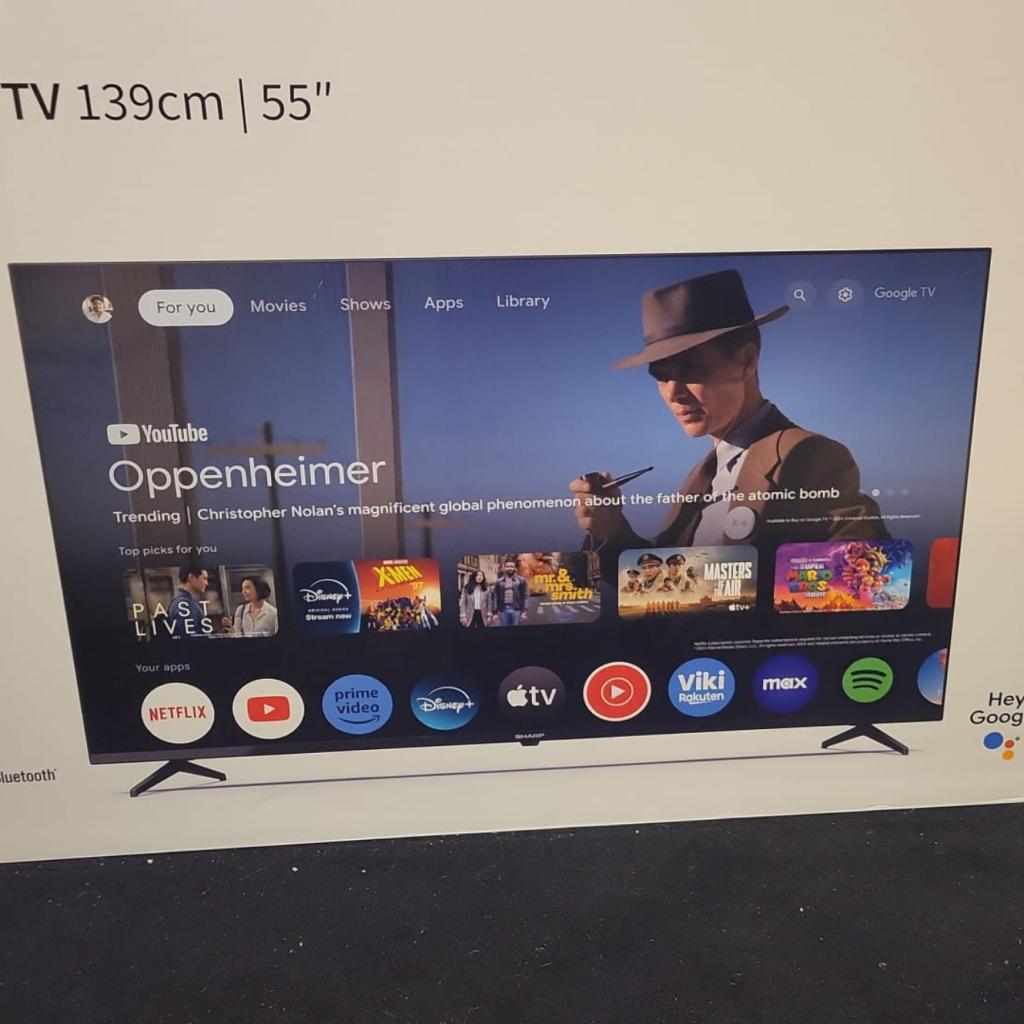 Sharp 55GL4460 55inch 4K UHD Google Smart LED | Nieuw, Sharp, Nieuw, https://global.sharp/contact/, 1 Takumi-cho, Sakai-ku, Sakai City, Osaka 590-8522, Japan