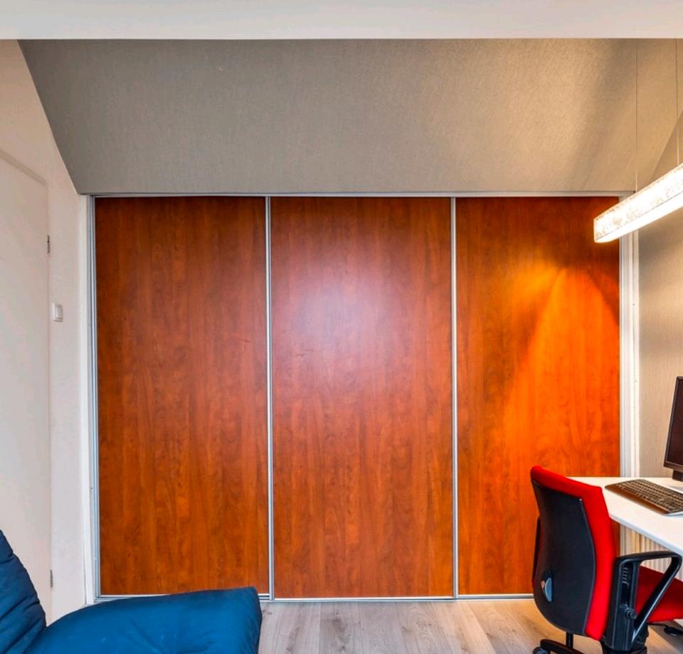 Schuifdeuren incl rails, Doe-het-zelf en Verbouw, Deuren en Horren, Ophalen, Gebruikt, 80 tot 100 cm, Overige typen