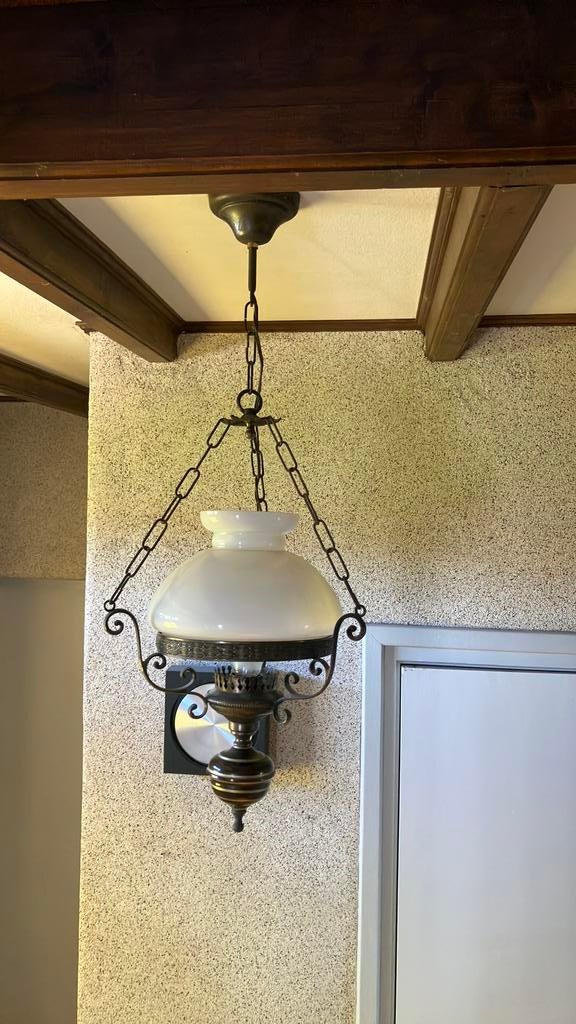 Antieke lamp, Ophalen