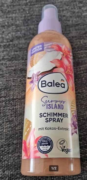 Balea Summer Island Schimmer Spray - Nieuw!, Ophalen of Verzenden, Nieuw, Deodorant of Bodyspray