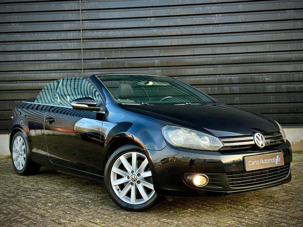 Volkswagen Golf Cabriolet 1.4 TSI 160PK! LED|CLIMA|CRUISE, Euro 5, Stof, Gebruikt, 4 cilinders