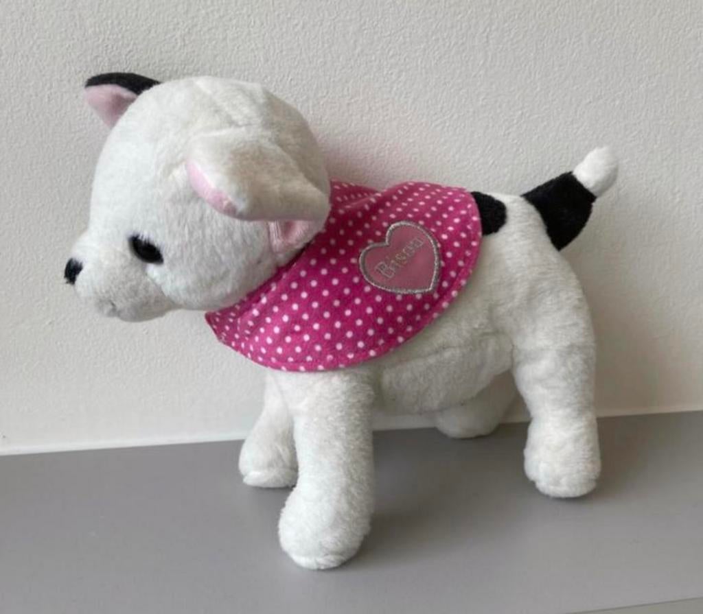 TOPModel Bisou puppy knuffel met geluidssensoren, Ophalen, Zo goed als nieuw, Hond