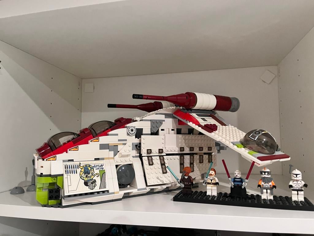 LEGO Star Wars Republic Gunship 7676 | Compleet | 2008, Ophalen, Zo goed als nieuw