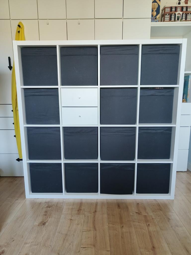 IKEA Kallax Kast 16 vaks, Ophalen, Gebruikt