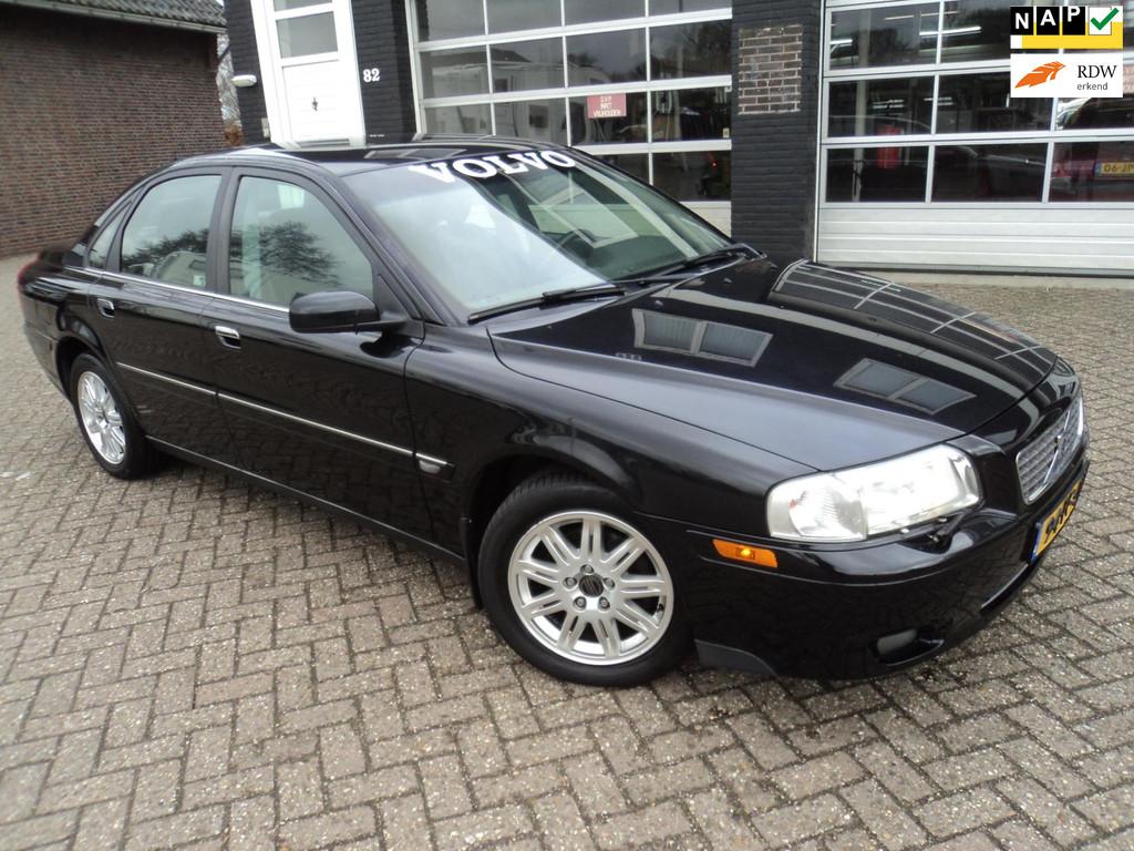 Volvo S80 2.4 Elite, Zwart, Bedrijf, 2435 cc, 170 pk