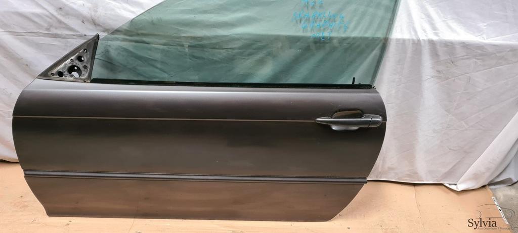 Deur Portier links BMW 3 serie E46 Coupe Cabrio Silbergrau A, Auto-onderdelen, Gebruikt, -, Deur, -