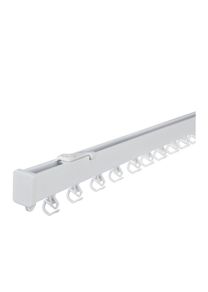IKEA gordijn rails (vidga) 2x 140cm, Ophalen, Gebruikt, 100 tot 150 cm, Wit
