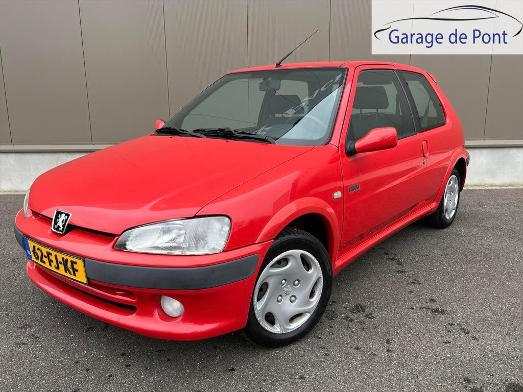 Peugeot 106 1.1 Sport Zeer netjes! nieuwe distr! nieuwe apk!, Stof, Gebruikt, Zwart, 4 cilinders
