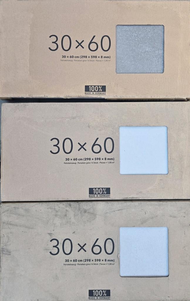 Vloer tegels 30x60 made in Germany, Ophalen of Verzenden, Nieuw