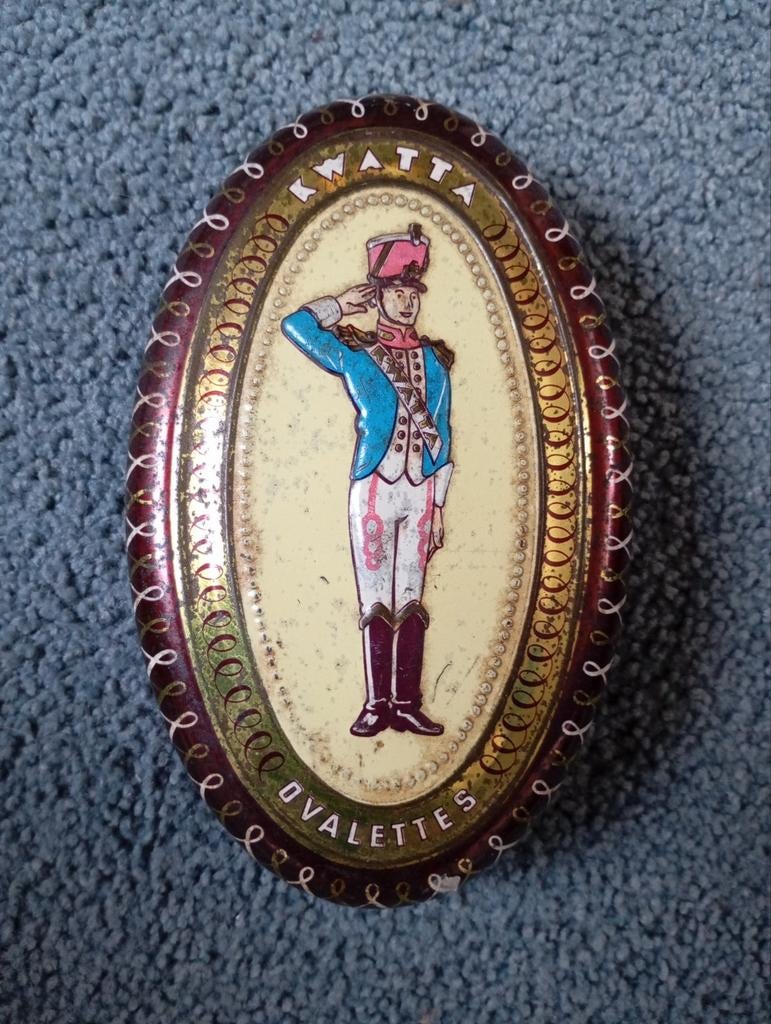 Vintage Kwatta Blikje, Verzamelen, Ophalen of Verzenden, Gebruikt, Verpakking