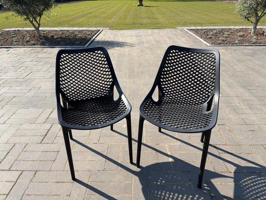 Siesta Tuinstoel - Air - Zwart, Tuin en Terras, Tuinstoelen, Ophalen, Kunststof