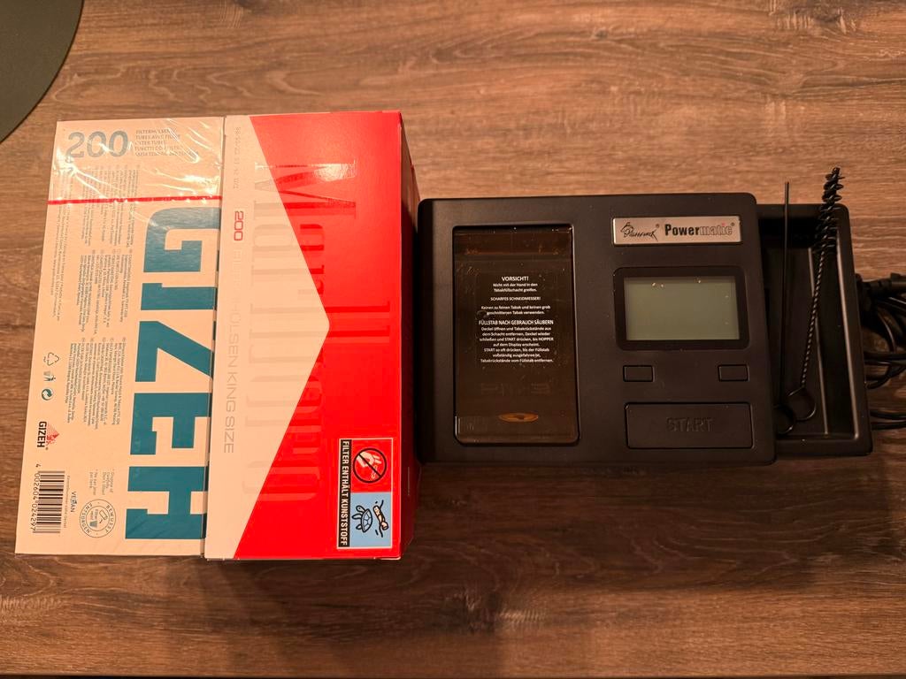 Powermatic 3 Plus sigarettenmaker met filters, Ophalen, Gebruikt, Overige typen