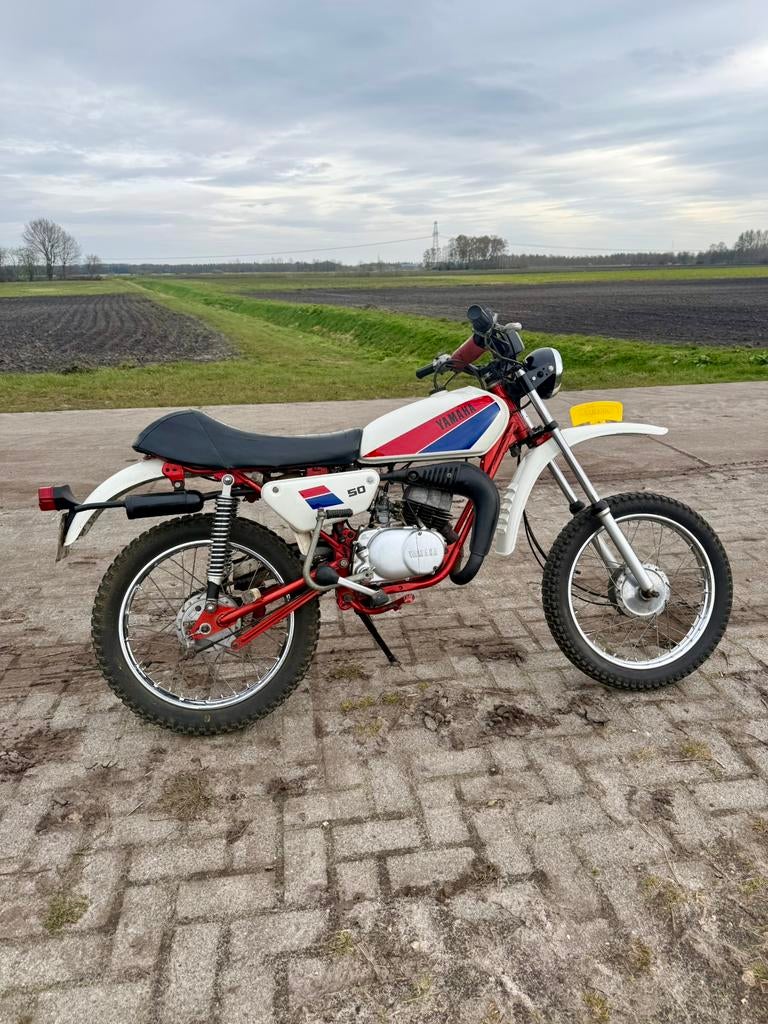 Yamaha DT50 Enduro, Fietsen en Brommers, Brommers | Oldtimers, Ophalen, Maximaal 45 km/u, Yamaha, 49 cc