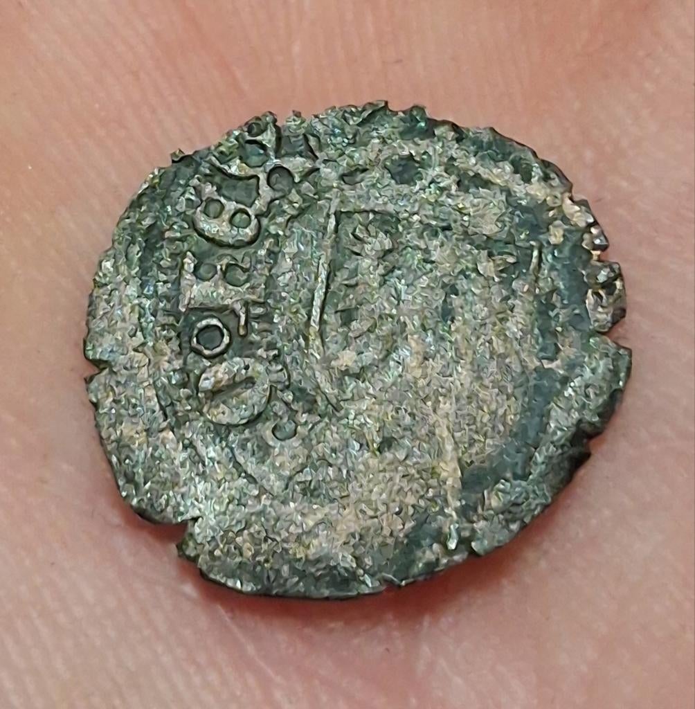 Bodemvondst - Hollandse penning - 1482 / 1506 - Dordrecht, Postzegels en Munten, Munten | Nederland, Ophalen of Verzenden, Vóór koninkrijk