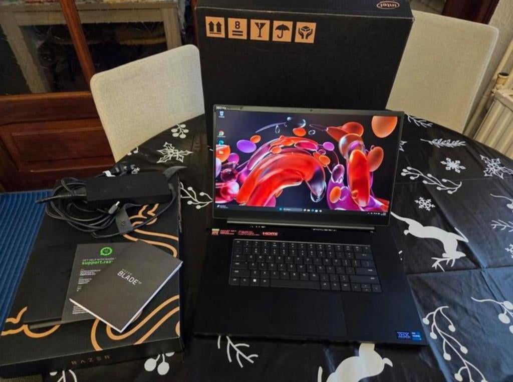 Razer Blade 17 | i7-12800H | RTX 3080 Ti | 360 HZ | 32GB RAM, Computers en Software, Windows Laptops, Intel Core i7-12800H, Met videokaart