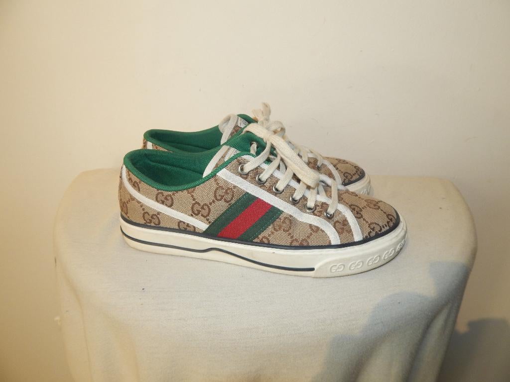 Gucci tennis 1977 sneakers monogram print gucci kleuren 36, Overige kleuren, Verzenden, Gucci, Sneakers of Gympen