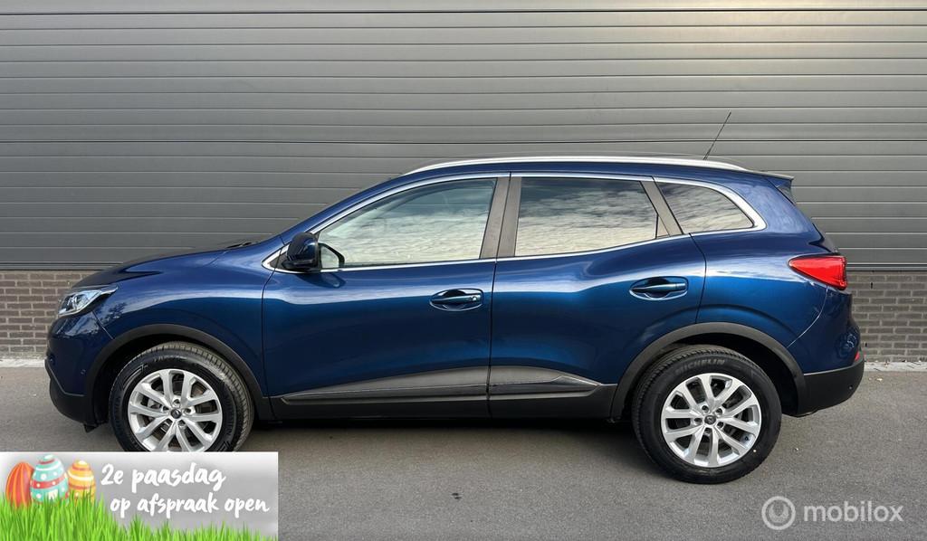 Renault Kadjar 1.2 TCe Intens CLIMA*CRUISE*CAMERA*CARPLAY*NA, Voorwielaandrijving, 4 cilinders, Met garantie (alle), Blauw
