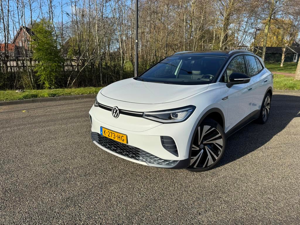 Volkswagen ID.4 77kWh 204pk 2020 Wit, Auto's, Automaat, Achterwielaandrijving, 495 min, 95 pk