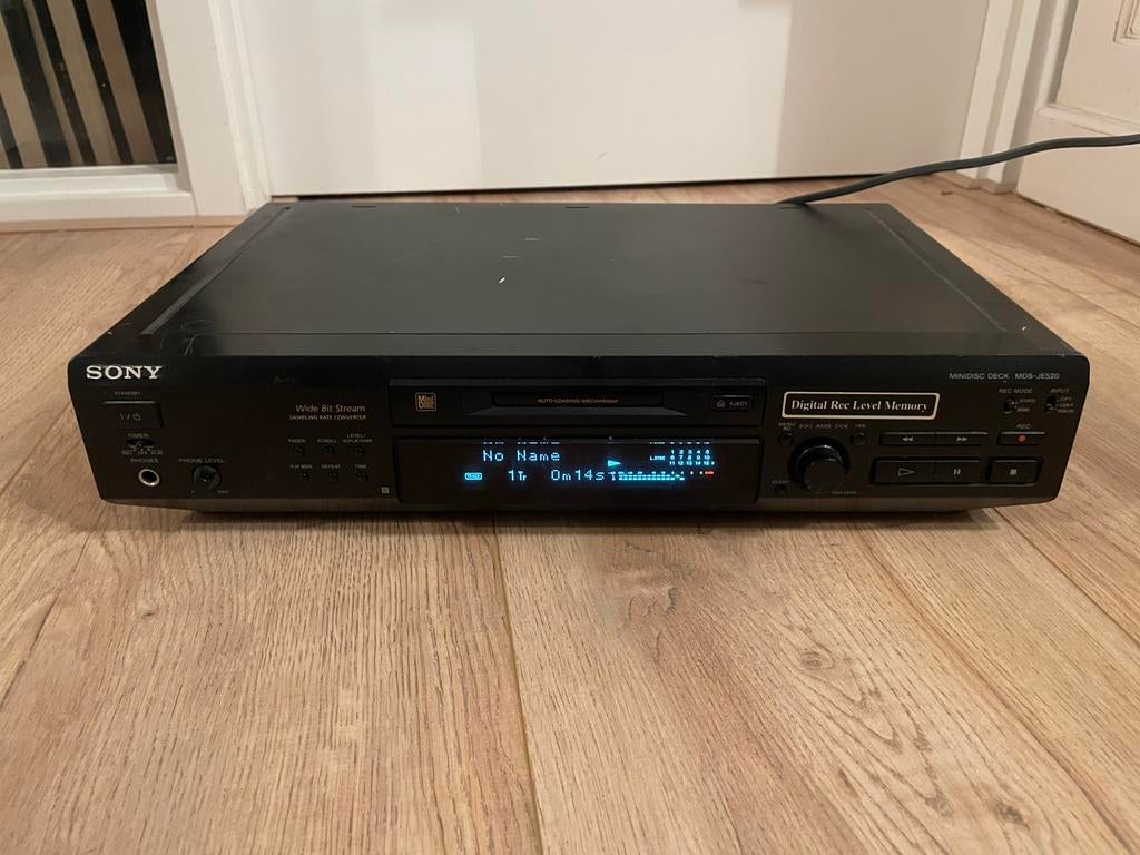 Sony minidisc recorder MDS-JE520, Ophalen of Verzenden, Minidisc-recorder