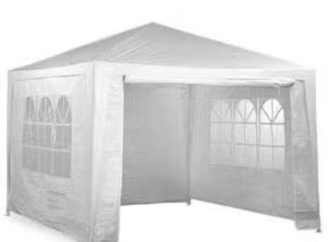 Te Koop gebruikte Partytent 3x3 compleet met zijwanden, Tuin en Terras, Partytenten, Ophalen, Gebruikt, Partytent, Minder dan 4 meter