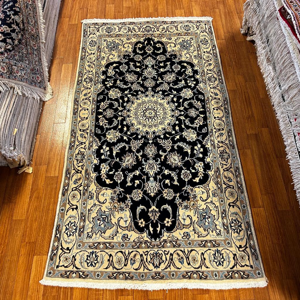 Trendy origineel Perzisch tapijt – 218 x 117 cm – Nain, TTM Wonen, Meubels – (Perzische) Tapijten en Woonaccessoires, 100 tot 150 cm