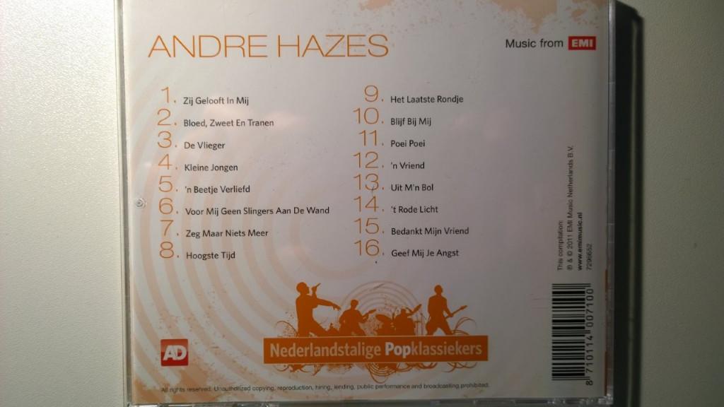 André Hazes - Nederlandstalige Popklassiekers, Ophalen of Verzenden, Zo goed als nieuw, Levenslied of Smartlap