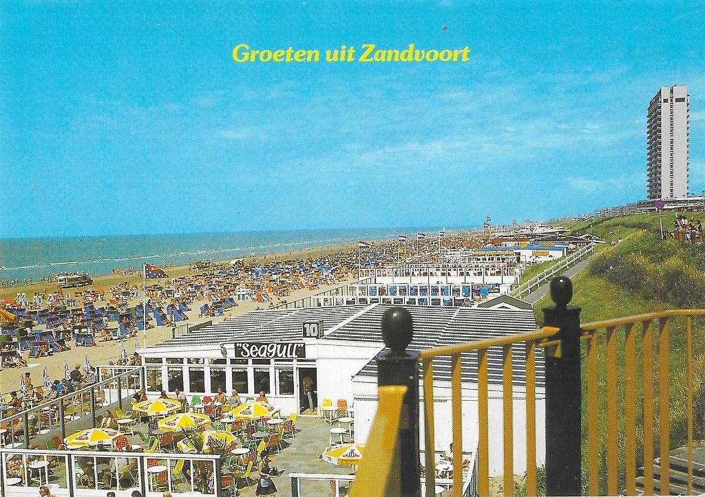 AK Zandvoort - Groeten uit....Strandgezicht....Seagull, Verzenden, 1960 tot 1980, Ongelopen, Noord-Holland