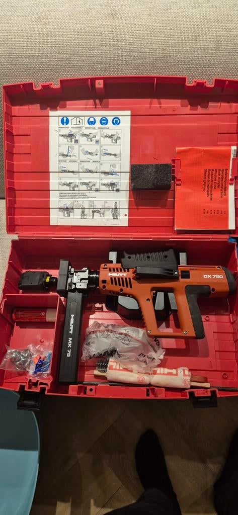 Hilti DX 750 schiethamer, Ophalen of Verzenden, Nieuw