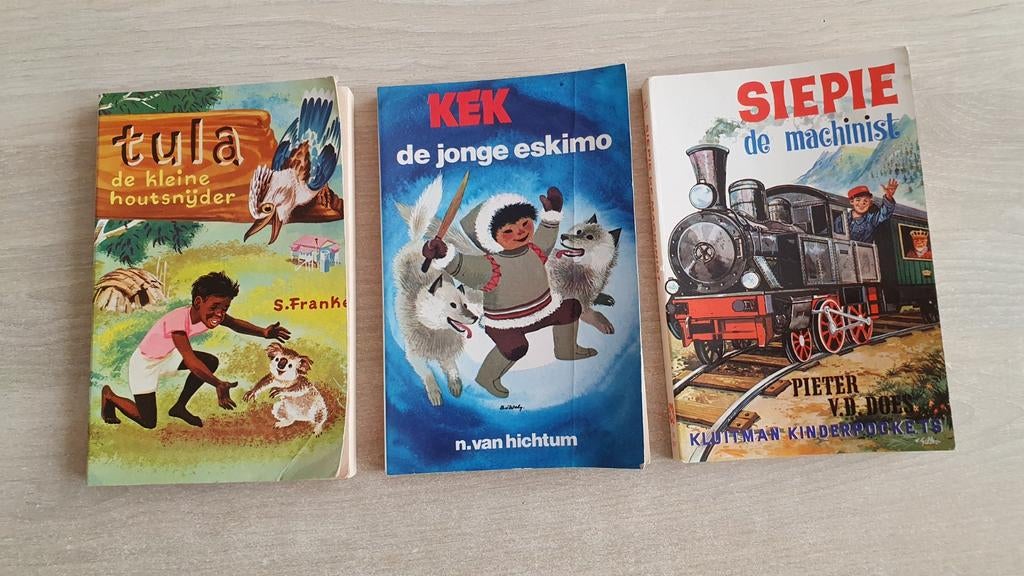 Oude pocketboeken( kinder) Kluitman. 8-12 jaar. Siepie, Tula, Ophalen of Verzenden, Gelezen